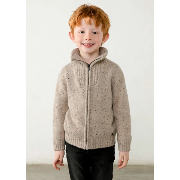 MAYORAL JACKET KNITTED DARK BEIGE