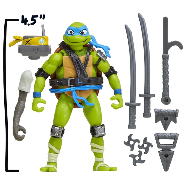 TMNT ΧΕΛΩΝΟΝΙΝΤΖΑΚΙΑ ΦΙΓΟΥΡΑ 12 ΕΚ MIX & MATCH - LEONARDO