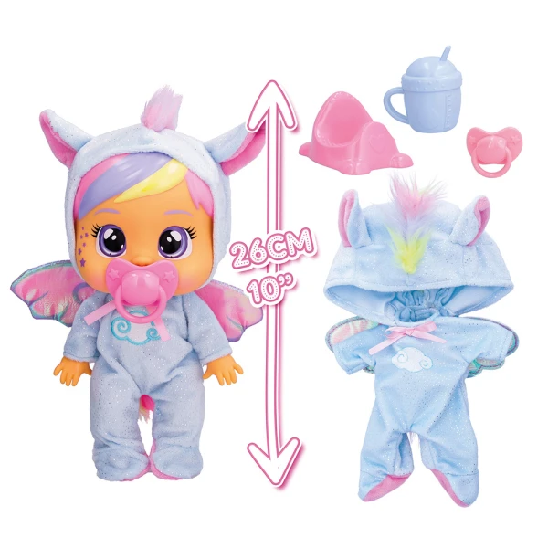 CRY BABIES ΚΛΑΨΟΥΛΙΝΙΑ ΑΓΑΠΟΥΛΙΝΙΑ LOVING CARE FANTASY ΔΙΑΔΡΑΣΤΙΚΗ ΚΟΥΚΛΑ ΚΛΑΙΕΙ ΜΕ ΑΛΗΘΙΝΑ ΔΑΚΡΥΑ - 2 ΣΧΕΔΙΑ