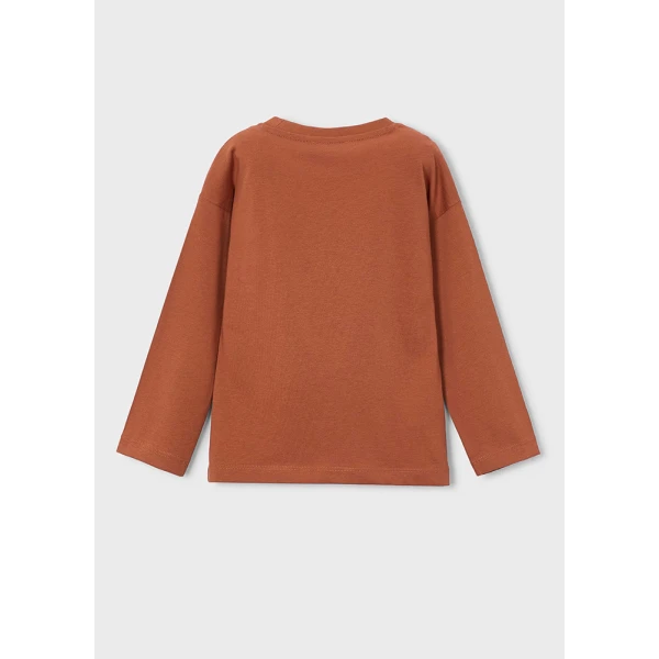 MAYORAL T-SHIRT LONG SLEEVES TERRACOTTA 