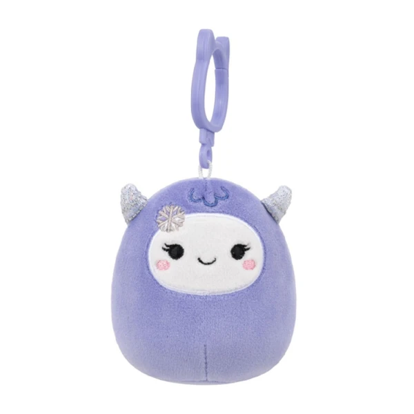 SQUISHMALLOWS-XMAS - KEYCHAIN PLUSH 9 cm W1 - LUNASHA THE LAVENDER YETI