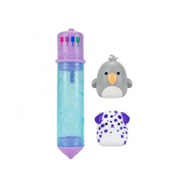 SQUISHMALLOWS SQUISH-A-LONGS SURPRISE PEN-CASE 4 PLACES WITH 2 FIGURES W6