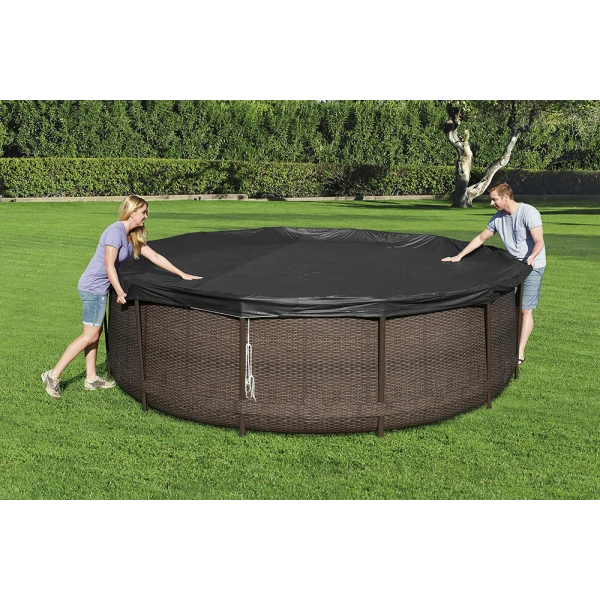 BESTWAY ΣΤΡΟΓΓΥΛΟ ΚΑΛΥΜΜΑ ΠΙΣΙΝΑΣ 366 cm