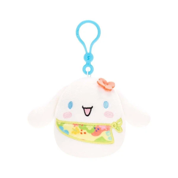 SQUISHMALLOWS SANRIO PLUSH KEYCHAIN 9 cm. TROPICAL FOOD - CINNAMOROLL