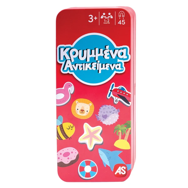 AS BOARD GAME WITH MAGNETS IN TIN - 3 DESIGNS