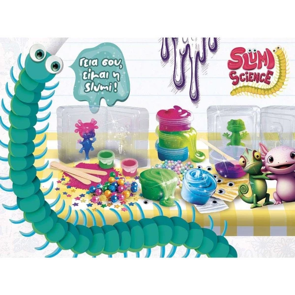 LISCIANI SLUMI SCIENCE POCKET SQUISH AXOLOTL