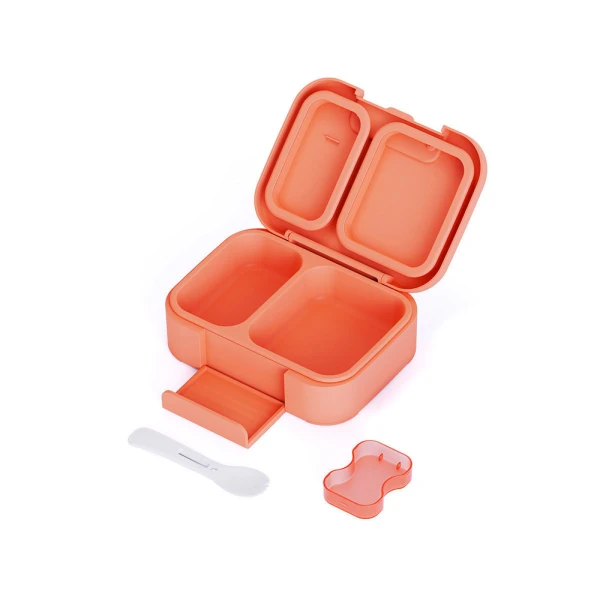 LUNCH BOX SAVE THE AEGEAN 750ml 2 REMOVABLE COMPARTMENTS CANDY SKY