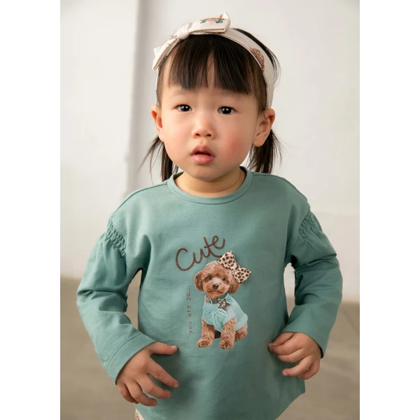 MAYORAL LEGGINGS SET WITH RIBBON BLUE