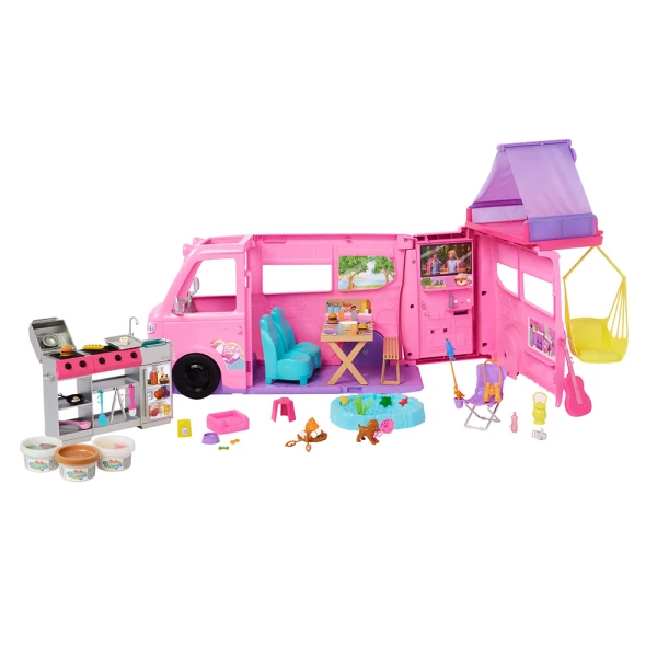 BARBIE ΝΕΟ ΤΡΟΧΟΣΠΙΤΟ DREAM CAMPER