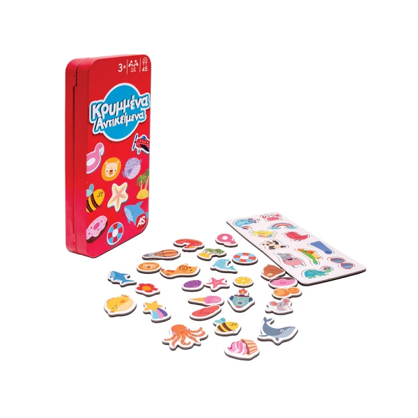 AS BOARD GAME WITH MAGNETS IN TIN - 3 DESIGNS