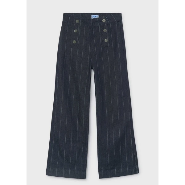 MAYORAL PANTS DENIM WIDE LEG DENIM DARK