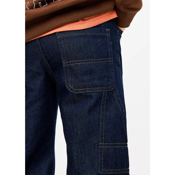 MAYORAL RELAXED FIT DENIM PANTS DARK BLUE