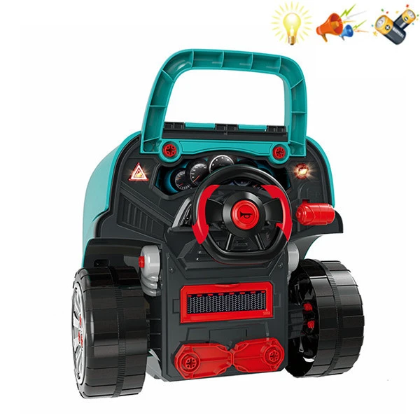 ENGINE WORKSHOP MOTOR MASTER WITH LIGHTS AND SOUND LIGHT BLUE
