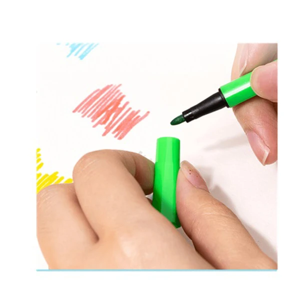 DELI ΤΡΙΓΩΝΙΚΟΙ ΜΑΡΚΑΔΟΡΟΙ WASHABLE COLORUN 12 ΧΡΩΜΑΤΑ 1-1.2mm