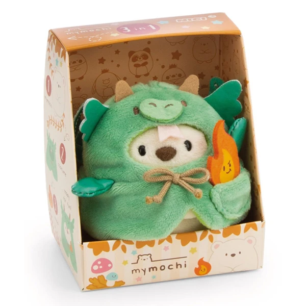 MY MOCHI PLUSH 8 cm IN GIFT BOX - BEAR SNONO DRAGON COSTUME
