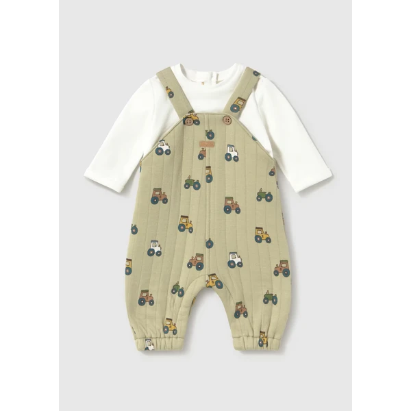 MAYORAL ROMPER PINAFORE CACTUS