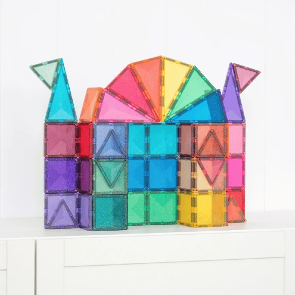 CONNETIX MAGNETIC TILES GLITTER CASTLE 48 pcs