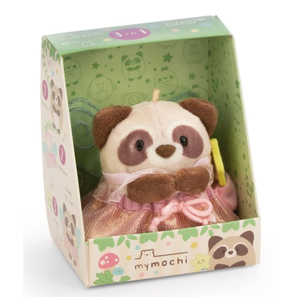 MY MOCHI PLUSH 8 cm IN GIFT BOX - RACCOON RAKUMA FAIRY COSTUME