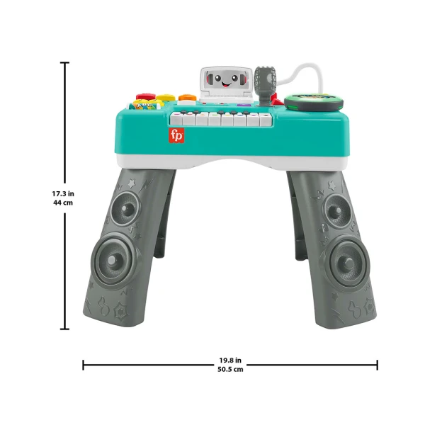 FISHER PRICE ΕΚΠΑΙΔΕΥΤΙΚΗ ΚΟΝΣΟΛΑ DJ ΜΕ ΦΩΤΑ ΚΑΙ ΗΧΟΥΣ