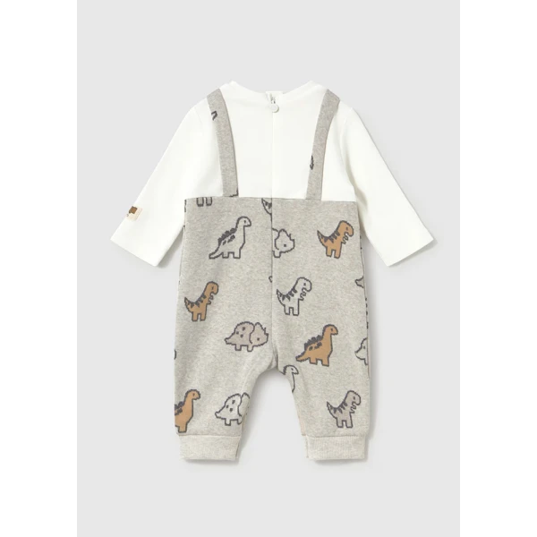 MAYORAL ROMPER PINAFORE INTENSE CREAM