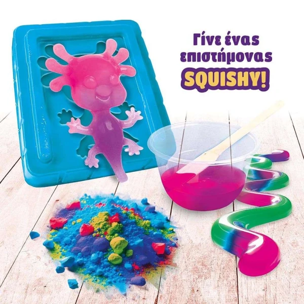 LISCIANI SLUMI SCIENCE POCKET SQUISH AXOLOTL