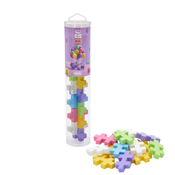 PLUS PLUS BIG ΤΟΥΒΛΑΚΙΑ PASTEL ΓΙΑ 12+ ΜΗΝΩΝ