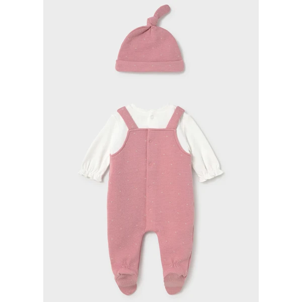 MAYORAL ROMPER PINAFORE POWDER