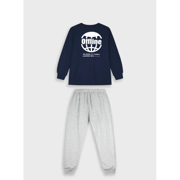 ENERGIERS BOY PYJAMAS GREY MELANGE