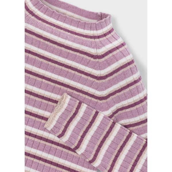 MAYORAL KNITTED HALF TURTLENECK PURPLE MIX