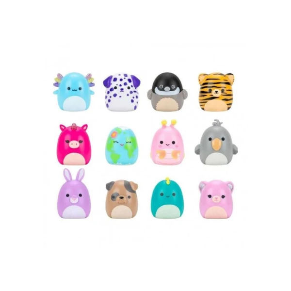 SQUISHMALLOWS SQUISH-A-LONGS SURPRISE PEN-CASE 4 PLACES WITH 2 FIGURES W6