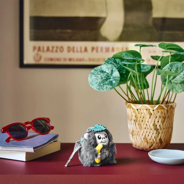 LEGAMI KEY RING SUPER SOFT PLUSH GORILLA