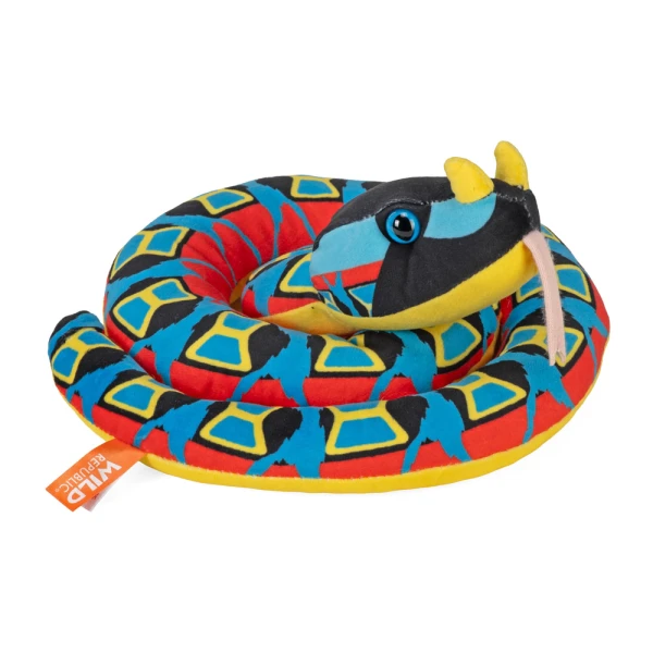 WILD REPUBLIC PLUSH GREEN RHINO VIPER SNAKE 91 cm