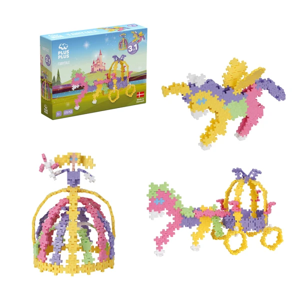 PLUS-PLUS LEARN TO BUILD - FAIRY & CARRIEGE