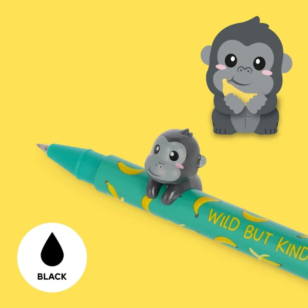 LEGAMI GEL PEN WITH ANIMAL LOVELY FRIENDS GORILLA