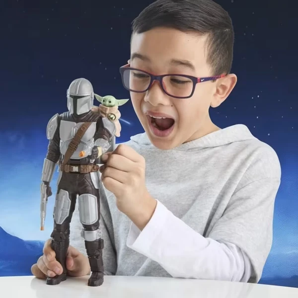 STAR WARS MOVIE FEATURE ΗΛΕΚΤΡΟΝΙΚΗ ΦΙΓΟΥΡΑ MANDALORIAN & GROGU