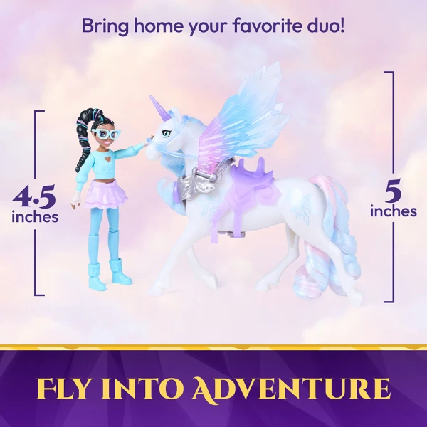 UNICORN ACADEMY ΜΙΚΡΗ ΚΟΥΚΛΑ ΚΑΙ ΜΟΝΟΚΕΡΟΣ ΜΕ ΦΤΕΡΑ - 4 ΣΧΕΔΙΑ