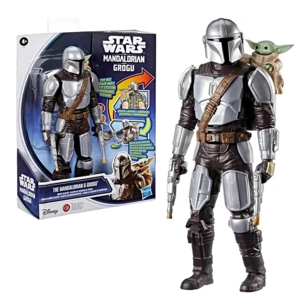 STAR WARS MOVIE FEATURE ΗΛΕΚΤΡΟΝΙΚΗ ΦΙΓΟΥΡΑ MANDALORIAN & GROGU