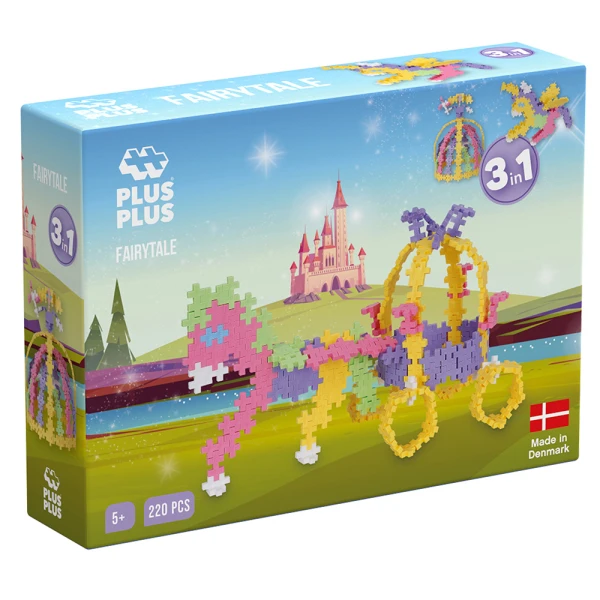 PLUS-PLUS LEARN TO BUILD - FAIRY & CARRIEGE