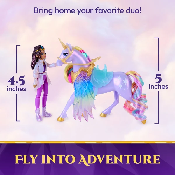 UNICORN ACADEMY ΜΙΚΡΗ ΚΟΥΚΛΑ ΚΑΙ ΜΟΝΟΚΕΡΟΣ ΜΕ ΦΤΕΡΑ - 4 ΣΧΕΔΙΑ