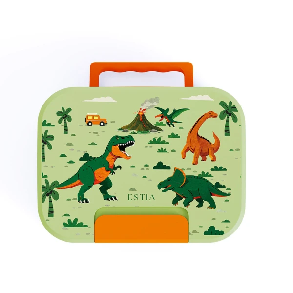LUNCH BOX SAVE THE AEGEAN 750ml 2 REMOVABLE COMPARTMENTS DINO EXPLORER