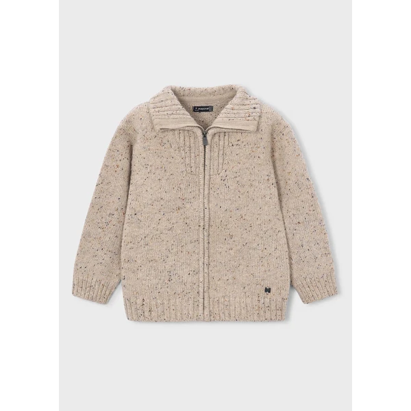 MAYORAL JACKET KNITTED DARK BEIGE