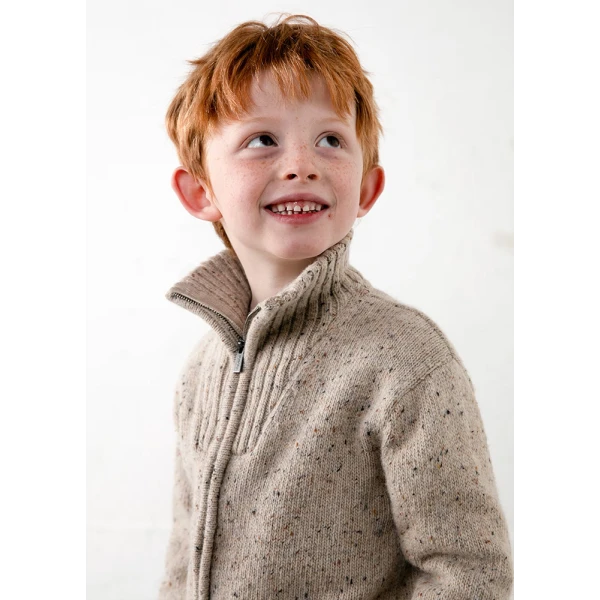 MAYORAL JACKET KNITTED DARK BEIGE