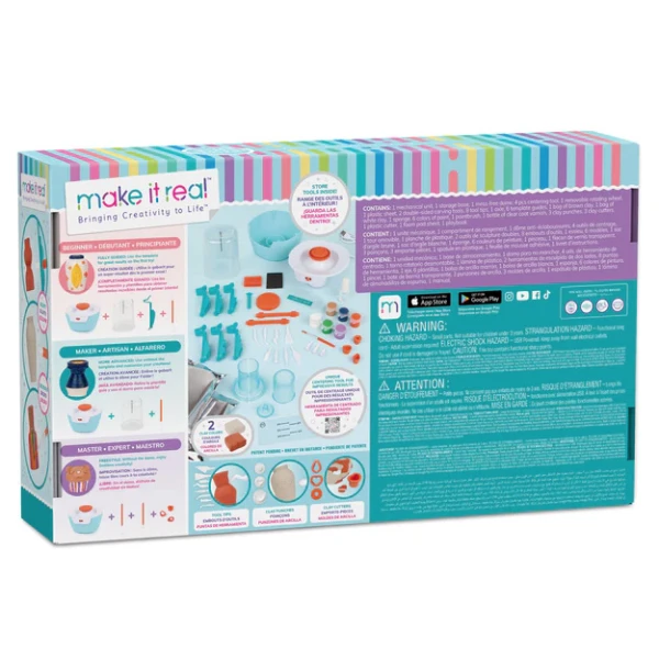 MAKE IT REAL - MINI POTTERY STUDIO DELUXE SET