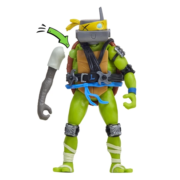 TMNT ΧΕΛΩΝΟΝΙΝΤΖΑΚΙΑ ΦΙΓΟΥΡΑ 12 ΕΚ MIX & MATCH - LEONARDO