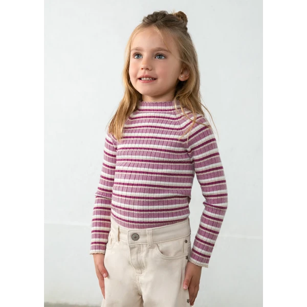 MAYORAL KNITTED HALF TURTLENECK PURPLE MIX