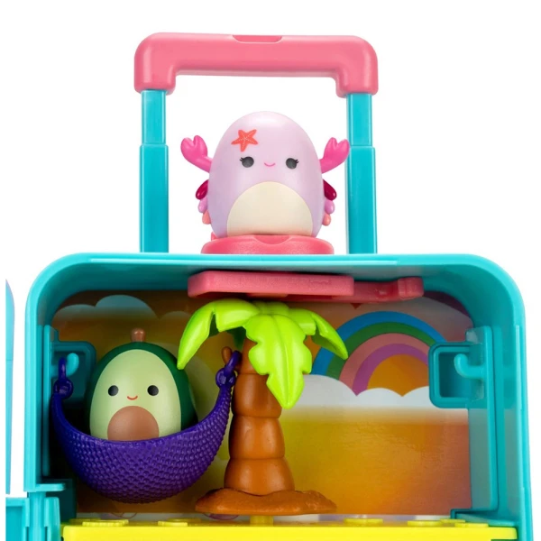 SQUISH-A-LONGS HANDBAG PLAYSET 2PCS. WITH FIGURES & ACCESSORIES