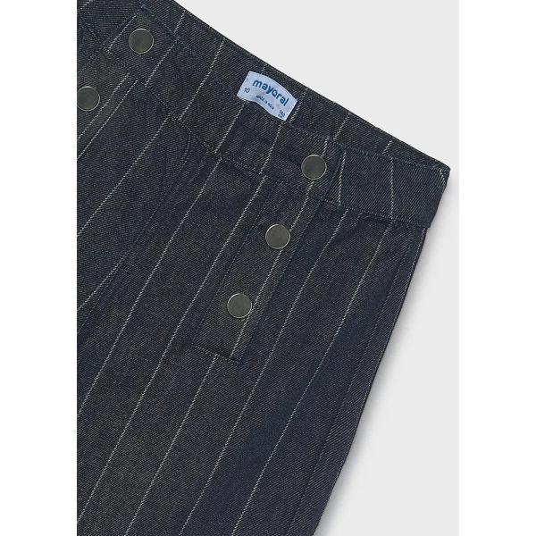 MAYORAL PANTS DENIM WIDE LEG DENIM DARK