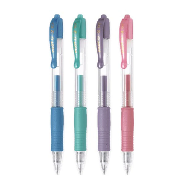PILOT PEN G-2 0.7mm METALLIC - 4 COLOURS