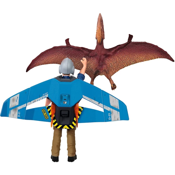 ΜΙΝΙΑΤΟΥΡΕΣ SCHLEICH ΚΥΝΗΓΙ ΔΕΙΝΟΣΑΥΡΩΝ ΜΕ JETPACK