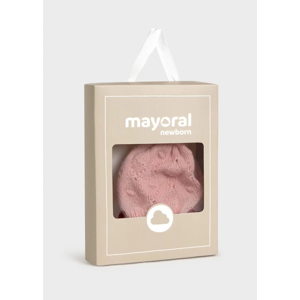 MAYORAL HAT AND GLOVES SET PINKBRIGHT